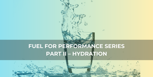 Hydration – The Primary Source for Energy & Recovery